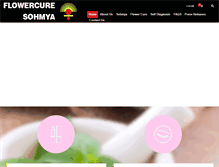 Tablet Screenshot of flowercure.com